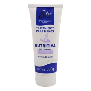 Crema Six Nutritiva Para Piel Seca Con Manteca De Karite 80g
