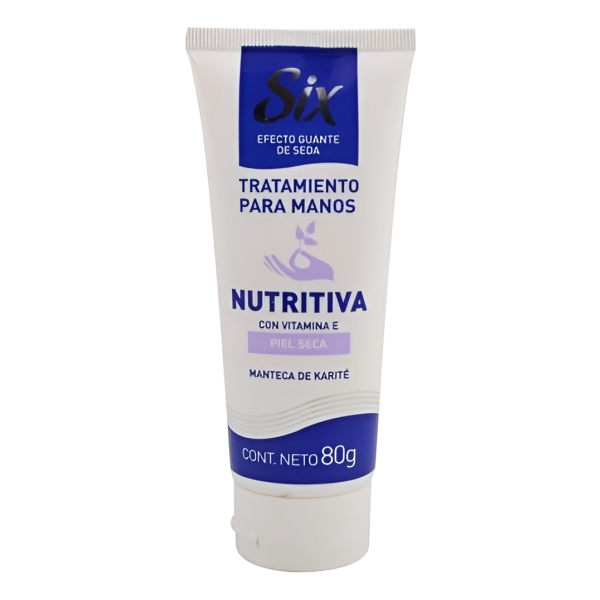 Crema Six Nutritiva Para Piel Seca Con Manteca De Karite 80g