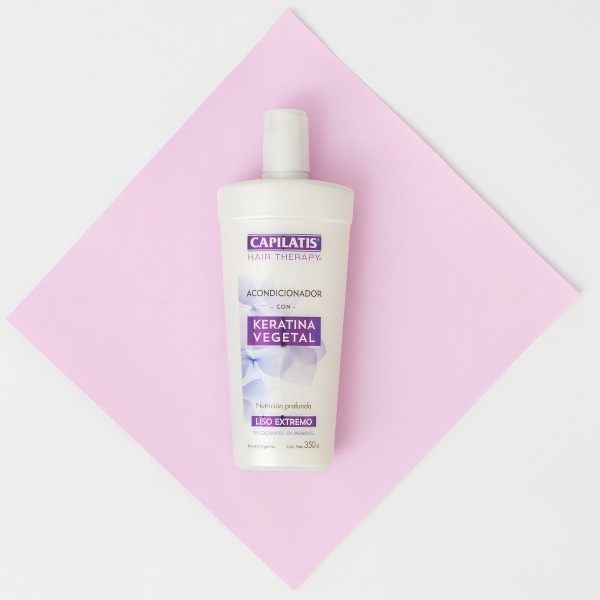 Capilatis Acondicionador Keratina Vegetal 350ml Liso Extremo - Imagen 3
