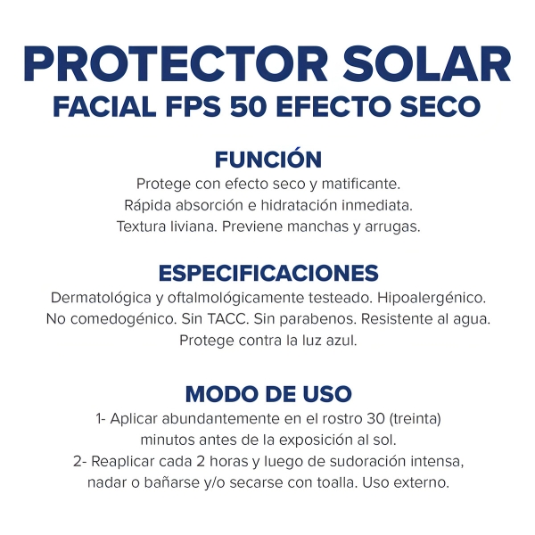 Dermaglos Facial Fps50 Efecto Seco Invisible X 50 Gr - Imagen 6