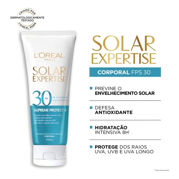 Protector Solar Corporal Fps 30 De L'oréal Paris, 200 G - Imagen 3