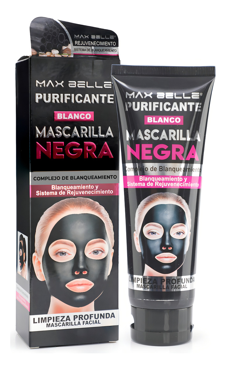 Mascara Facial Black Mask/ Saca Puntos Negros 130ml - Imagen 2