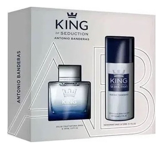 Estuche Antonio Banderas King Of Seduction Edt 100 Ml + Deo - Imagen 7