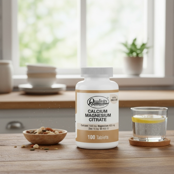 Qualivits Calcio Magnesium Citrate X 100 Tabletas - Imagen 2