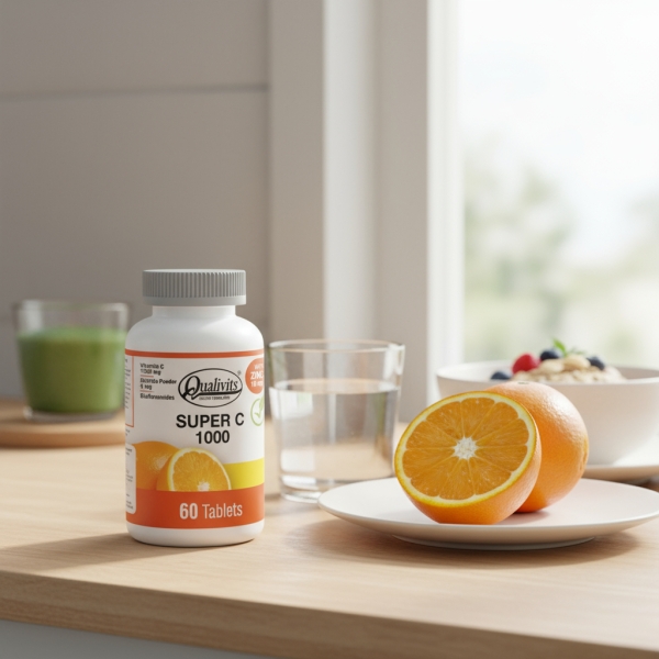Super Vitamina C 1000 Mg Qualivits(R) + Zinc X 60 Tabletas - Imagen 2