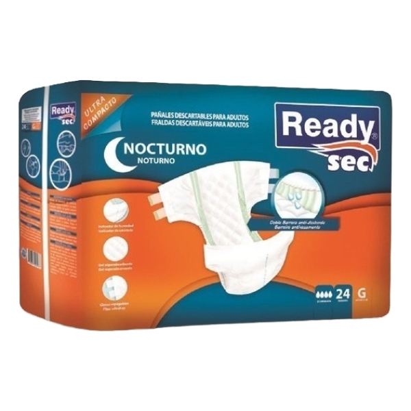 Pañales Para Adultos Ready Nocturno Grande X 24 u - Imagen 2