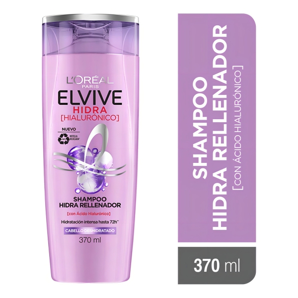 Shampoo Elvive Hidra Hialurónico X370ml - Imagen 2