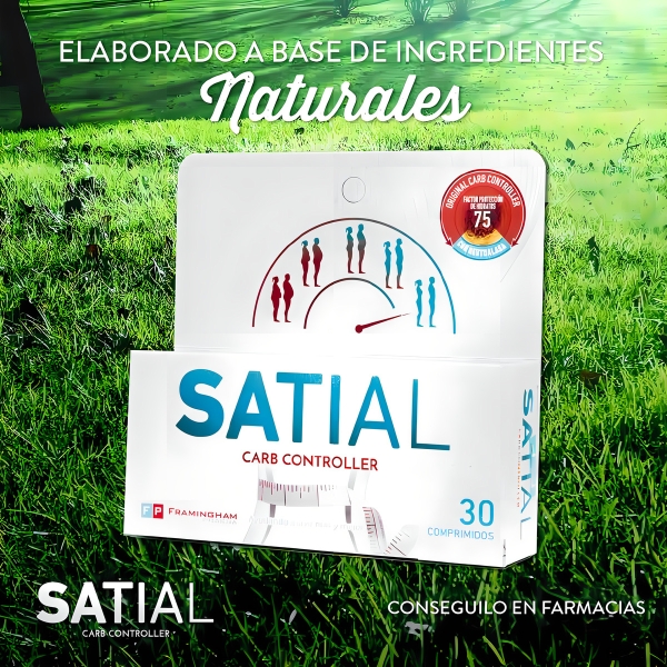 Suplemento En Comprimidos Framingham Pharma Satial Carb Controller Faseolamina Estandarizada En Caja 30 Un - Imagen 3