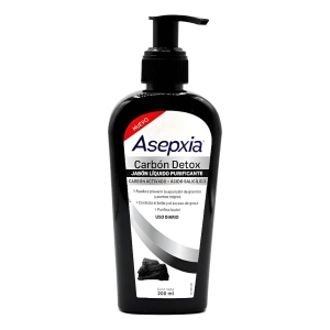 Asepxia Carbón Detox Jabón Liquido 200ml