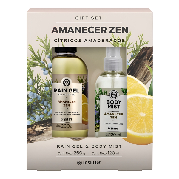 Set Gel De Ducha Rain Gel 260 G + Body Mist 120 Ml Sangar - Imagen 6