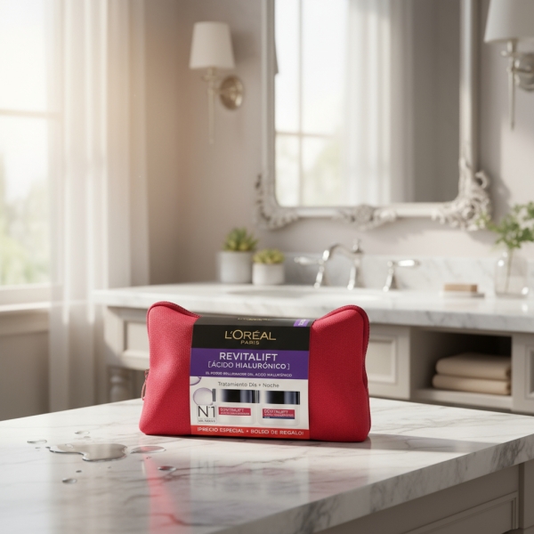 L´oreal Revitalif Con Hialurónico Crema De Día Y Noche - Imagen 2