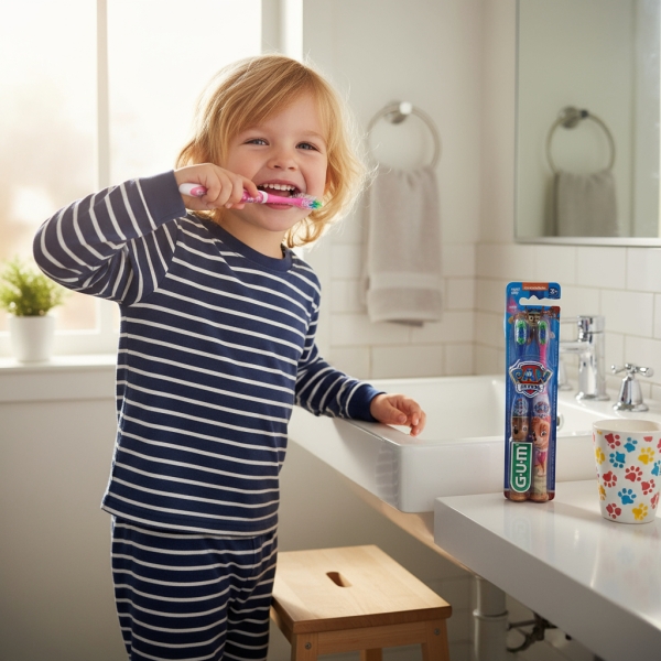 Cepillo De Dientes Infantil Paw Patrol Gum X2 - Imagen 3