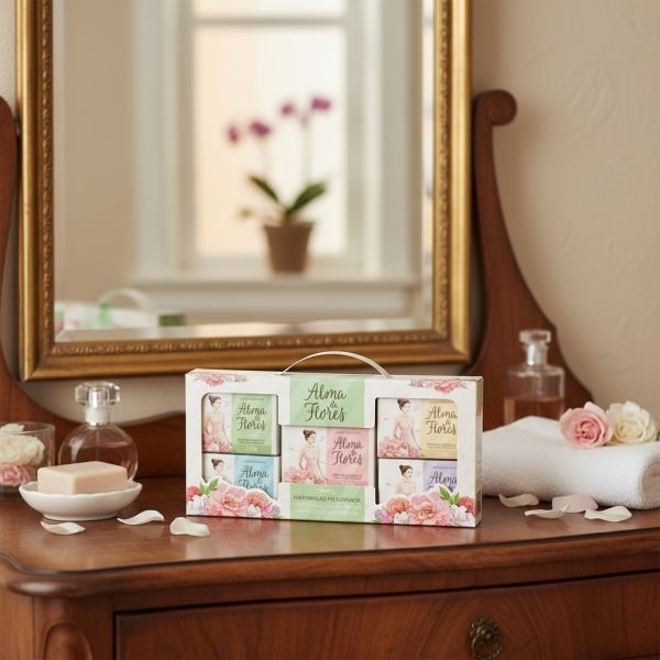 Pack Alma De Flores Jabones X5 - Imagen 2