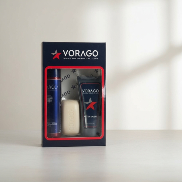 Desodorante Vorago 100ml + After Shave + Jabón Tocador - Imagen 3