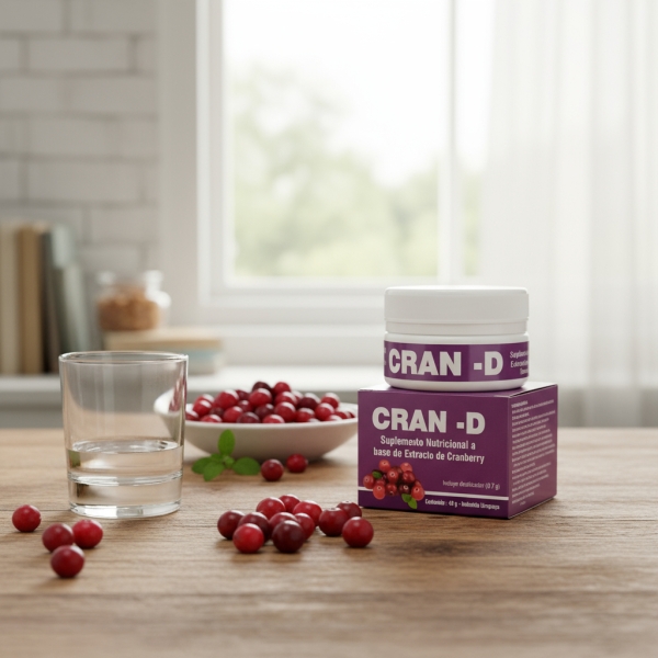 Cran - D Suplemento De Arándano Rojo Y Vitamina D - Imagen 3