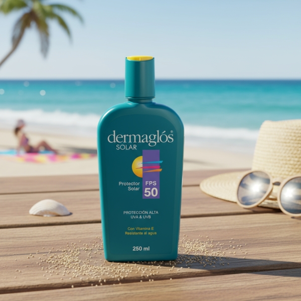Protector Solar Dermaglos Factor 50 250ml - Imagen 3