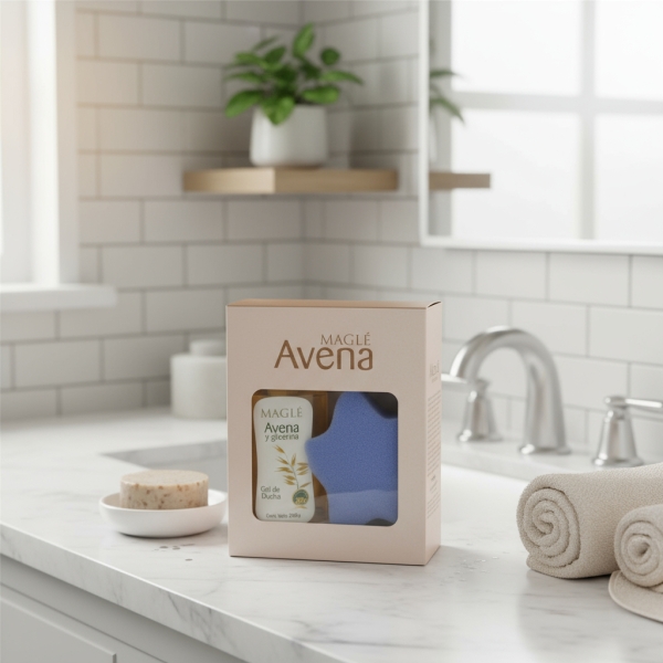 Magle Avena Pack Gel Ducha + Esponja - Imagen 2