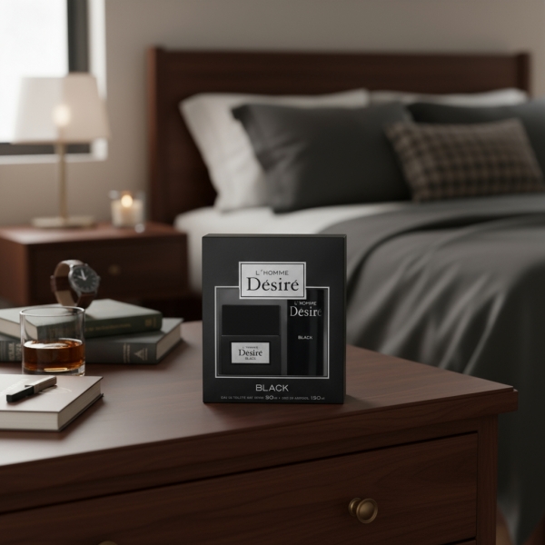 Desire Black Spray 50ml + Deo Aerosol 150 Ml - Imagen 2