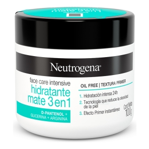 Crema Facial Neutrogena Hidratante Mate 3 En 1 - 100g