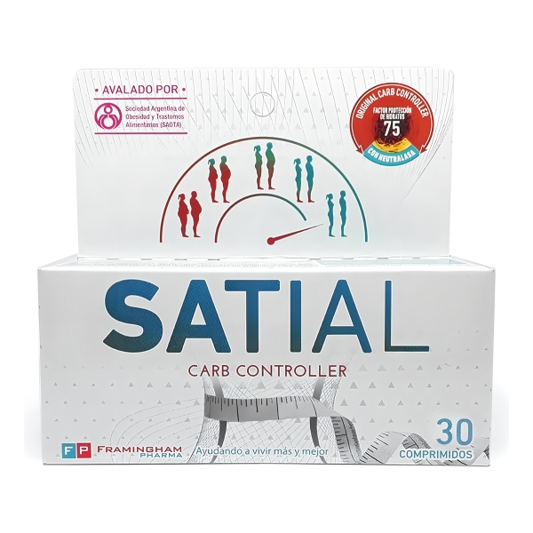 Suplemento En Comprimidos Framingham Pharma Satial Carb Controller Faseolamina Estandarizada En Caja 30 Un