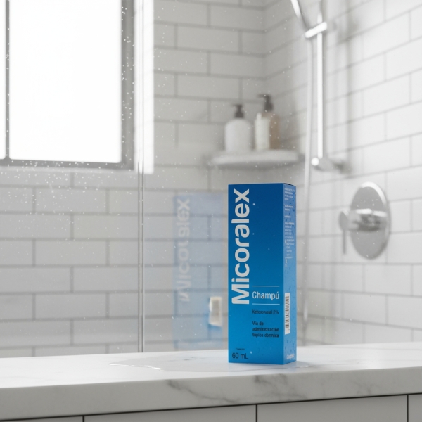 Micoralex(R) Shampoo - 60 Ml - Champu Tratamiento Anticaspa - Imagen 2