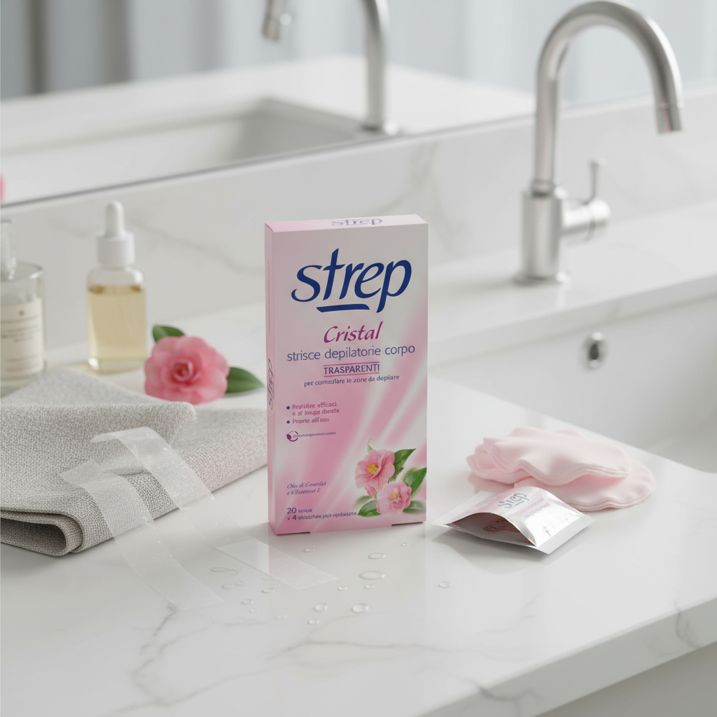 Bandas Depilatorias Faciales Crystal Strep - Imagen 2