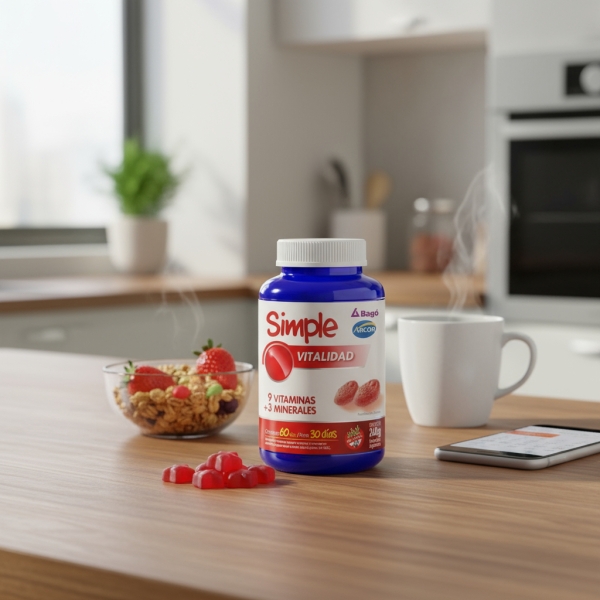 Suplemento Dietario Simple Vitalidad X 60 Gomas - Imagen 3