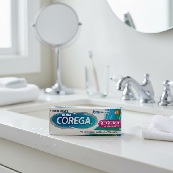 Adhesivo Dental Corega Ultra Crema Sin Sabor 20 Grs*- - Imagen 2