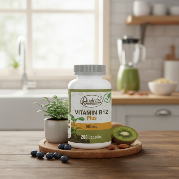 Vitamina B12 Plus Qualivits(R) 500mcg X 200 Cápsulas - Imagen 3