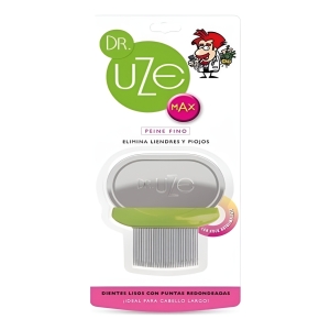 Peine Metal Piojos Pediculosis Liendres Uze Max