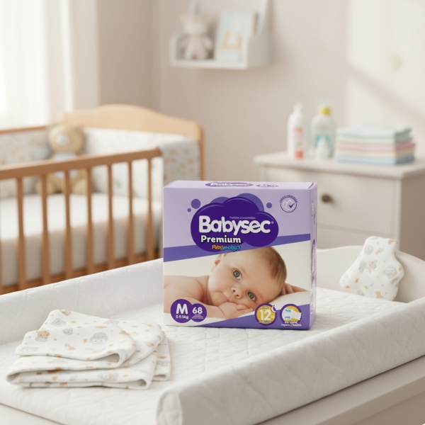 Baby Sec Premiun Talle M X 68 Unidades - Imagen 2
