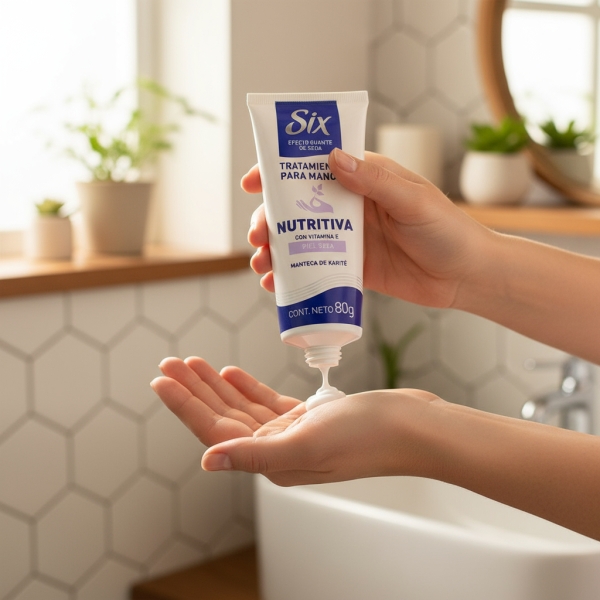 Crema Six Nutritiva Para Piel Seca Con Manteca De Karite 80g - Imagen 3