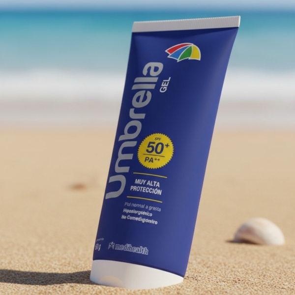 Umbrella Gel Protector Solar Fps 50 Gel 60gr San Gar - Imagen 3