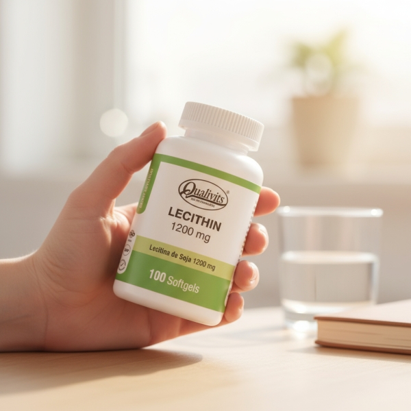 Qualivits Lecithin 1200mg X 100 Cápsulas - Imagen 3