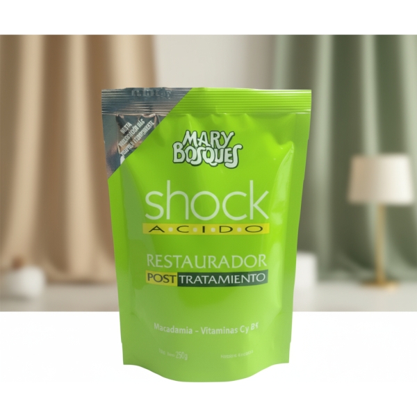 Mary Bosques Shock Acido Restaurador X 250g - Doypack Promo - Imagen 3
