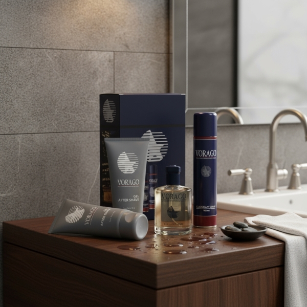 Perfume Vorago 50ml + Desodorante 100ml + After Shave 80g - Imagen 2