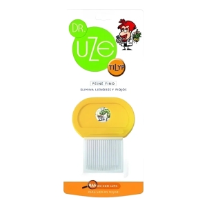 Peine Metal Piojos Pediculosis Liendres Uze Tilyp Mango Lupa