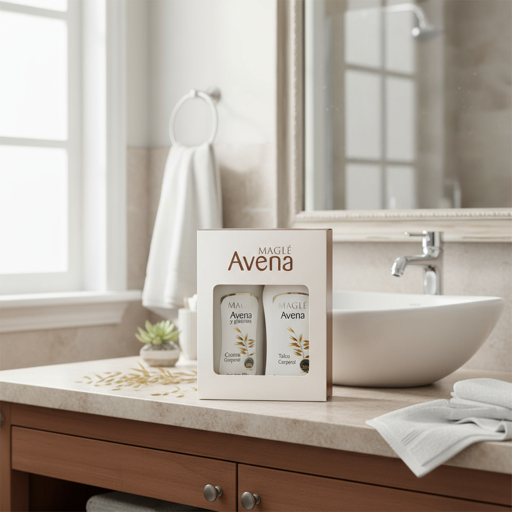 Kit Magle Avena Y Glicerina Crema Corporal + Talco - Imagen 2