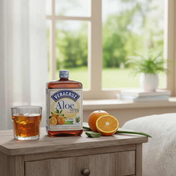 Aloe Vera Gel Veracruz 1 L Naranja - Imagen 2