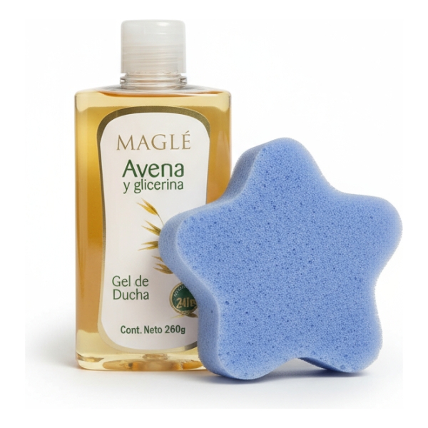Magle Avena Pack Gel Ducha + Esponja - Imagen 3