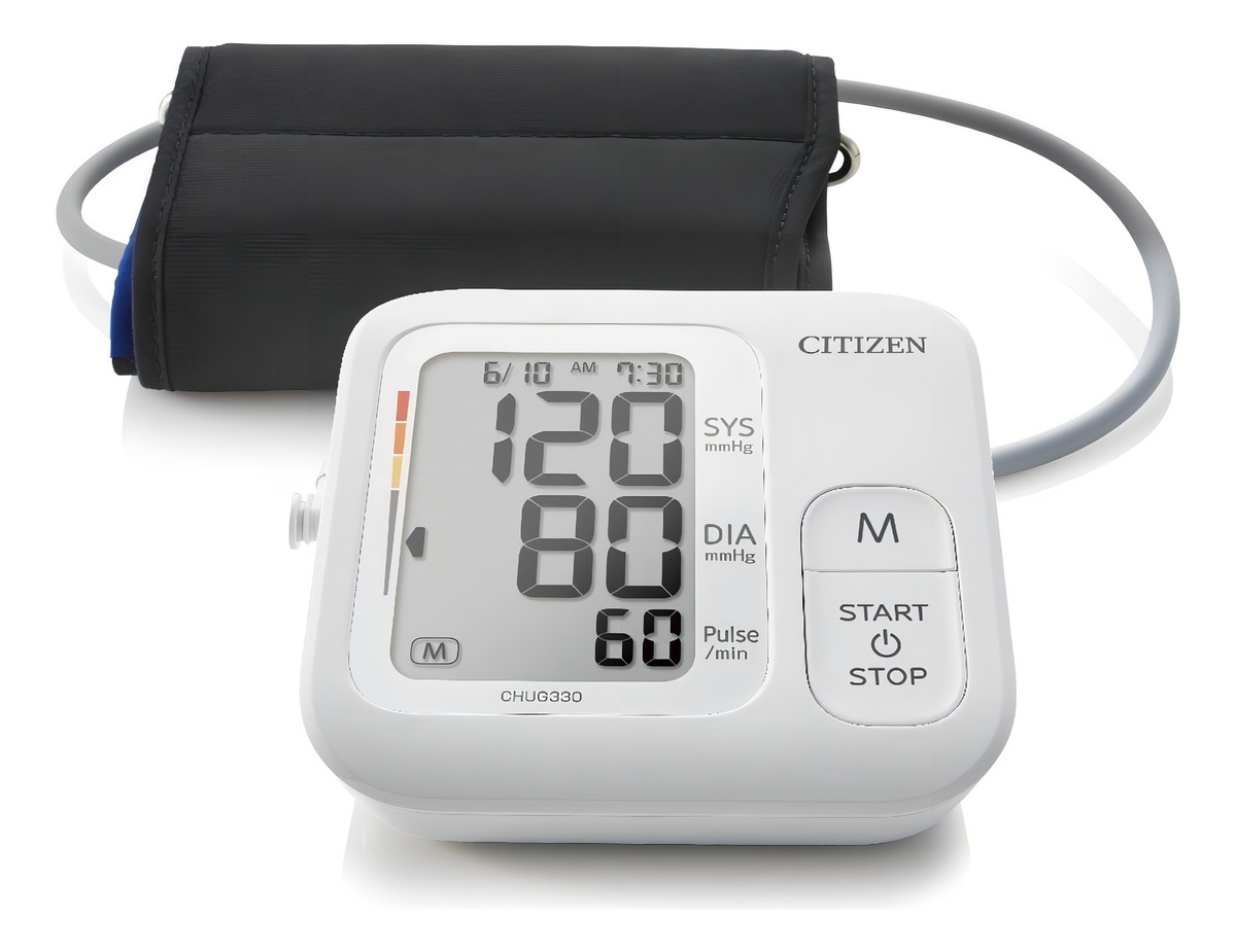 Aparato Presion Digital Tensiometro Citizen Latu Automático Color Blanco