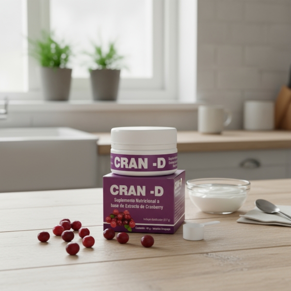 Suplemento Cran-d Cranberry + Vitamina C Pote 40g - Imagen 2