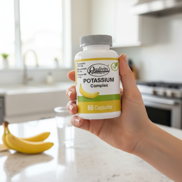 Suplemento De Potasio Potassium Complex X 60caps Qualivits(R) - Imagen 3