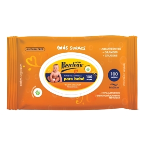 Toallitas Húmedas Wetclean X 100 Unidades