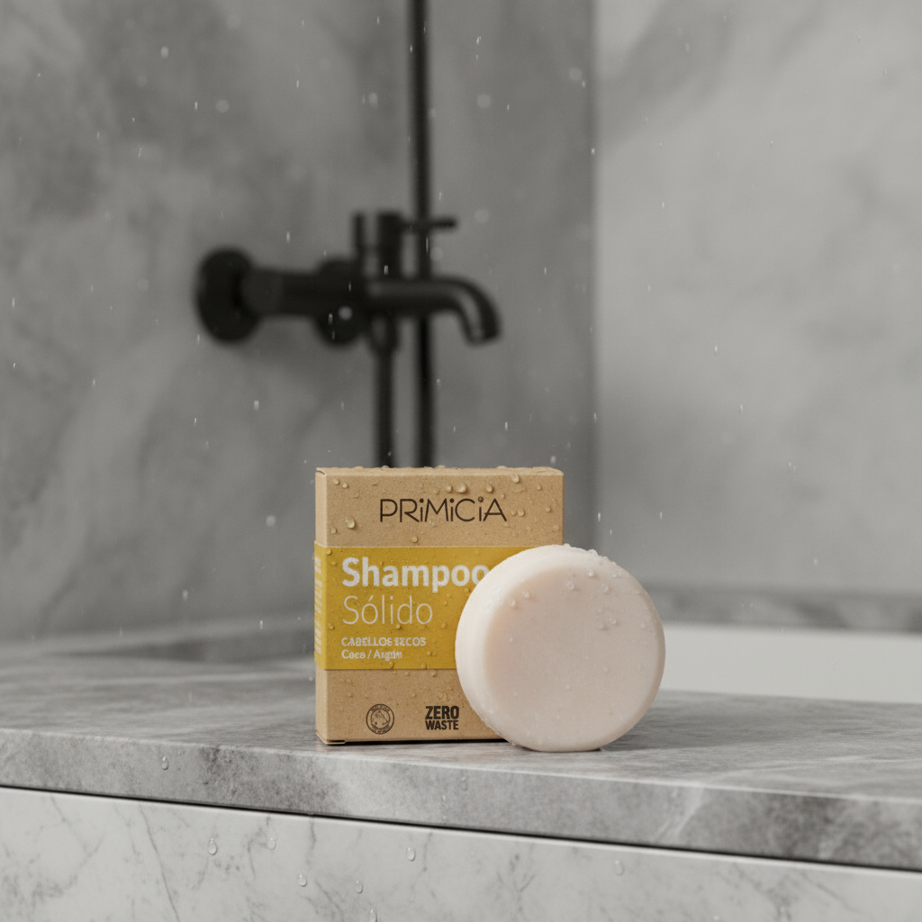 Shampoo Sòlido Primicia Para Cabellos Secos 50g - Imagen 2
