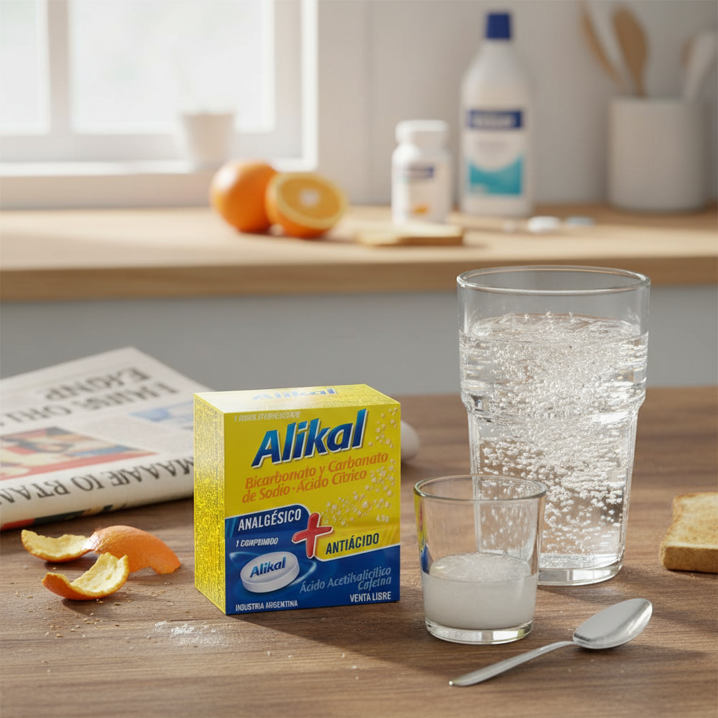 Alikal X12 Sobres Polvo Efervescente Energía - Imagen 3