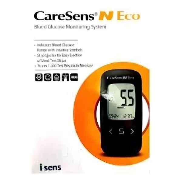 Medidor De Glucosa En Sangre Caresens N Eco Color Negro