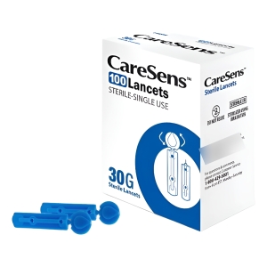 Lancetas Para Glucometro Caresens 30g Por 100 Unidades