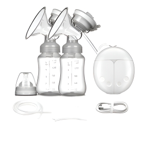 Extractor De Leche Materna Doble Mamadera Electrico