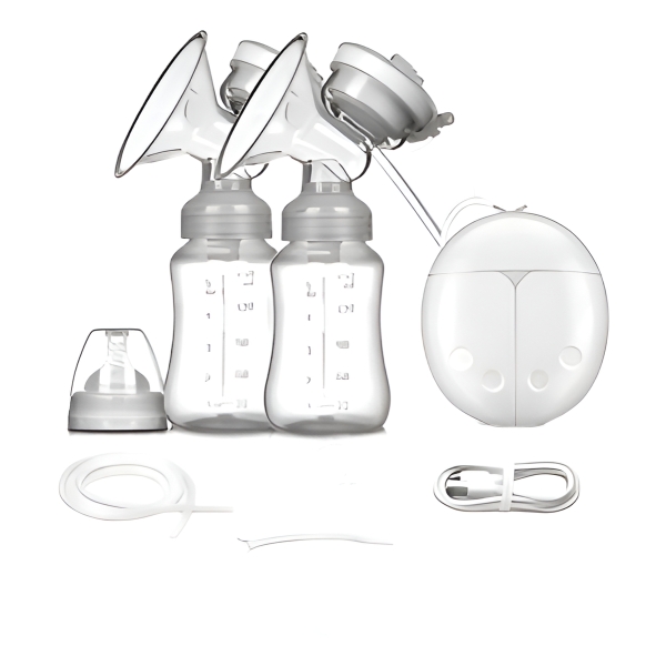 Extractor De Leche Materna Doble Mamadera Electrico
